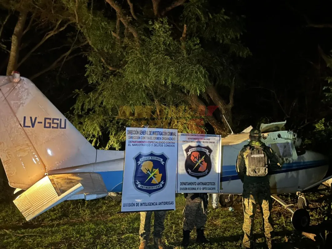 Incautan aeronave en allanamiento realizado en Caazapa
