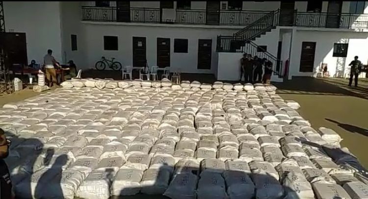 Serían 20 a 30 las toneladas de droga encontrada por agentes de la FTC en Paso Barreto