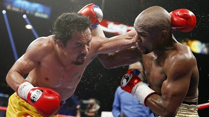 Manny Pacquiao anuncia virtual revancha con Floyd Mayweather Jr