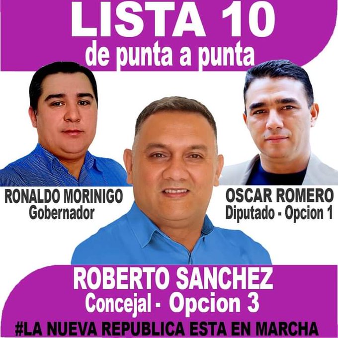 Movimiento Nueva República de ´Tarzán Sánchez´ inscribió 758 candidaturas ante el TSJE