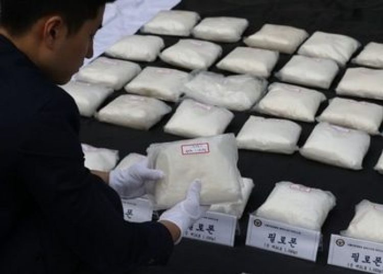 Corea del Sur, nuevo punto de tránsito de metanfetaminas mexicanas