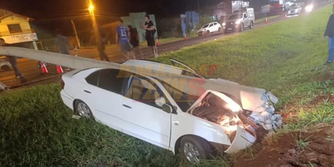 Conductor huye tras triple choque en Minga Guazú