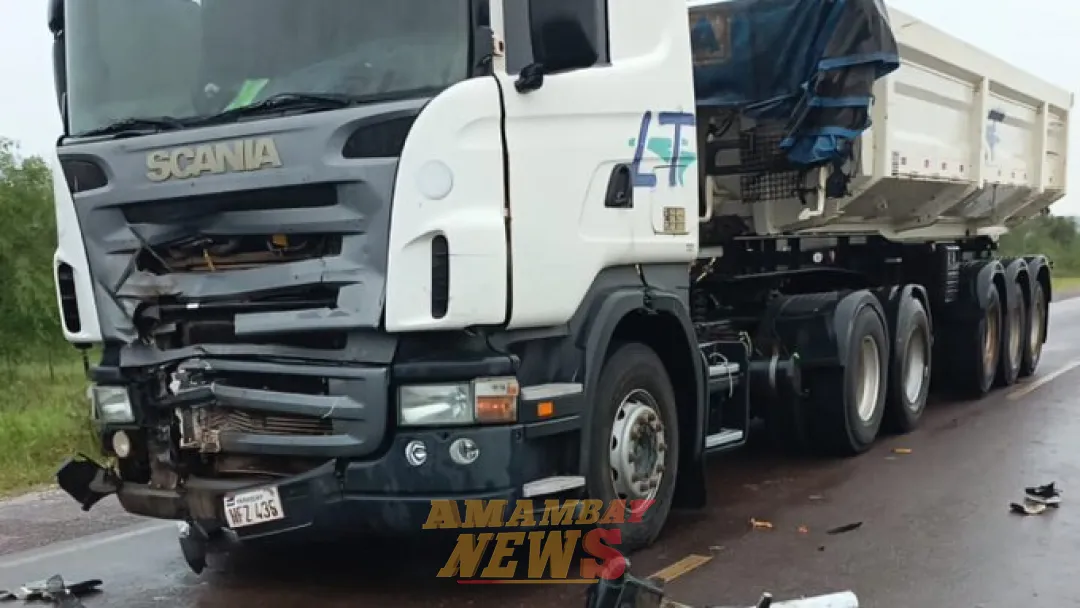 Choque entre camión y motocicleta deja un fallecido en Vallemí