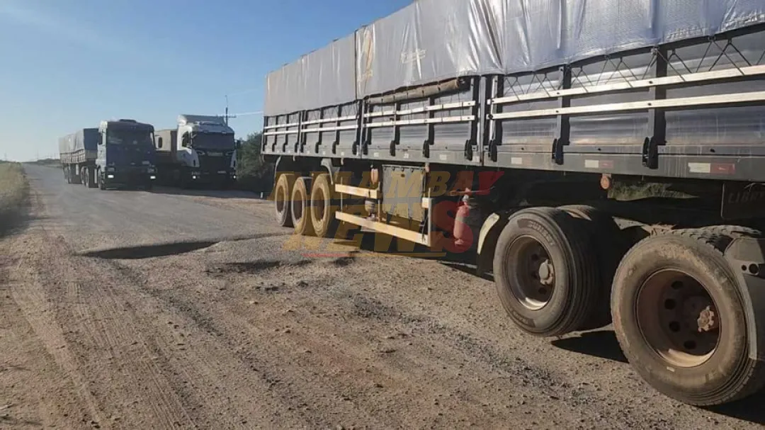 Denuncian calamitoso estado del tramo del Lote B de la ruta Concepción–Pozo Colorado