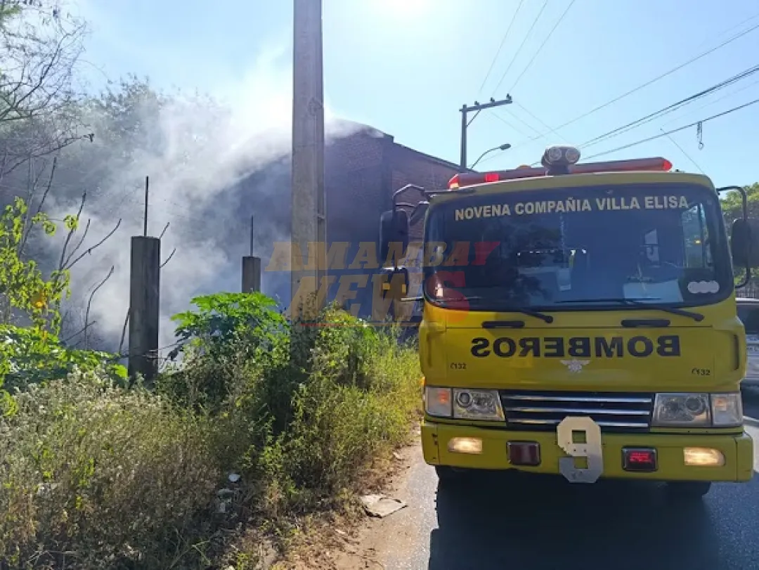 Incendio en San Lorenzo pone en riesgo depósito de la Fiscalía