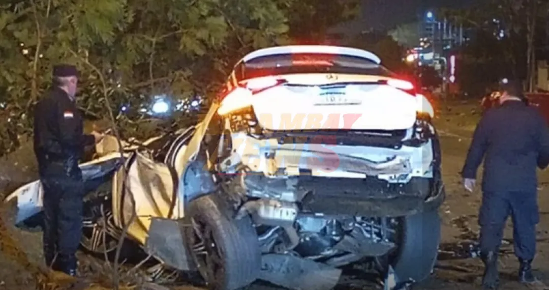Fatal accidente sobre autopista
