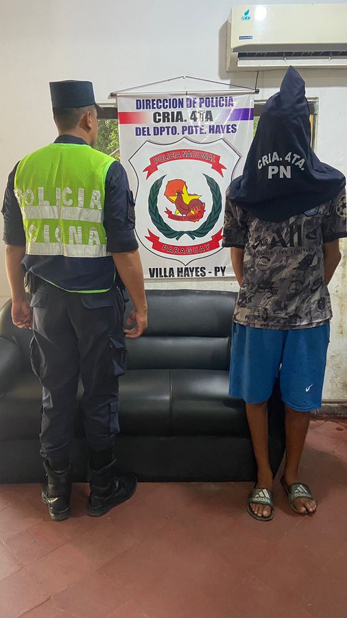 Presidente Hayes | Detenido por infringir arresto domiciliario