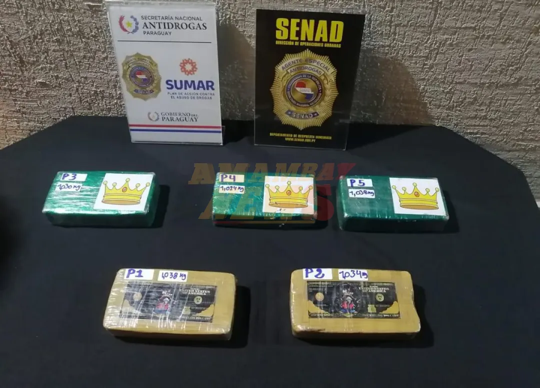 Incautan 36.000 dosis de pasta base de cocaína destinados al microtráfico en Central