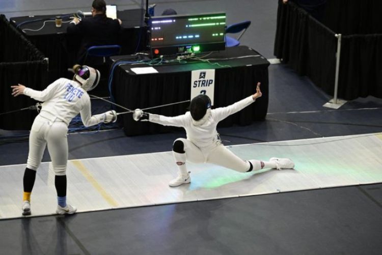 Montse Viveros, la espadista paraguaya entre las mejores