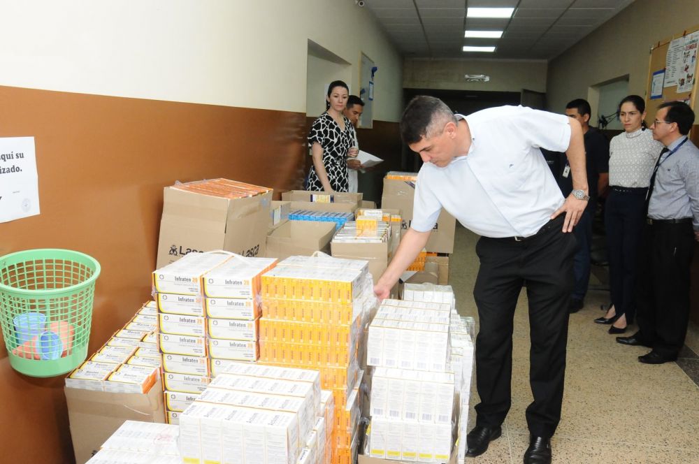 Gobernación: Juan Pablo II recibe medicamentos e insumos en Pedro Juan Caballero