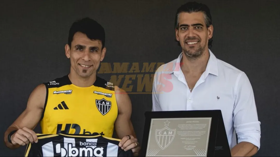 Junior Alonso, homenajeado por el Mineiro