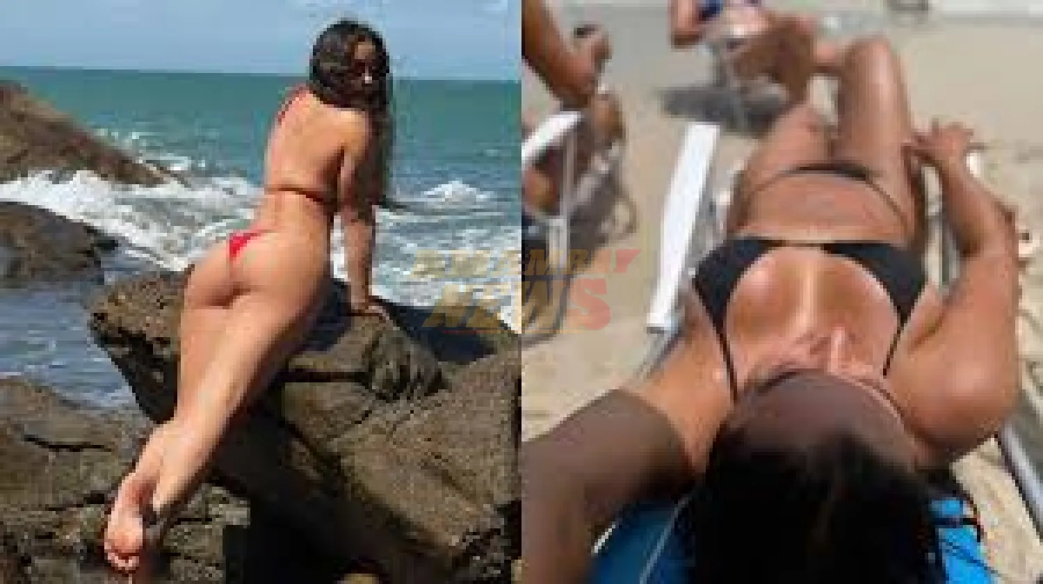 Larissa Riquelme regala explosivas poses desde playas brasileñas