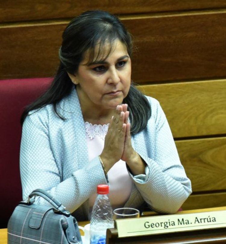 Senadora critica respuestas de Petta en interpelación