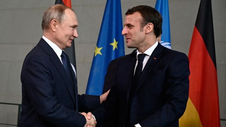 Putin y Macron debatieron sobre la crisis en la frontera entre Ucrania y Rusia