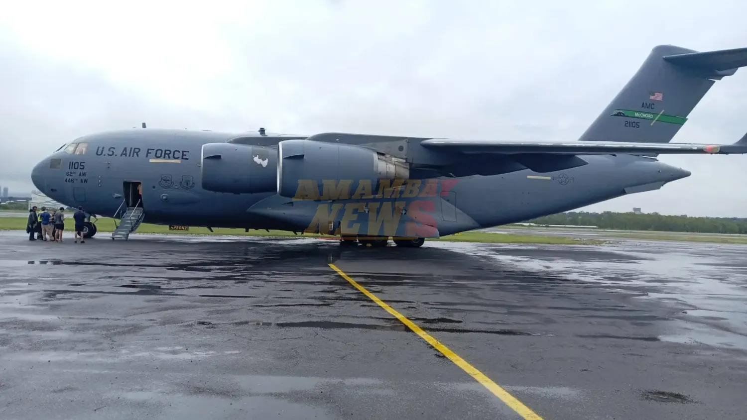 Avión militar de EEUU aterriza en Paraguay con armamentos para entrenar a la FFAA