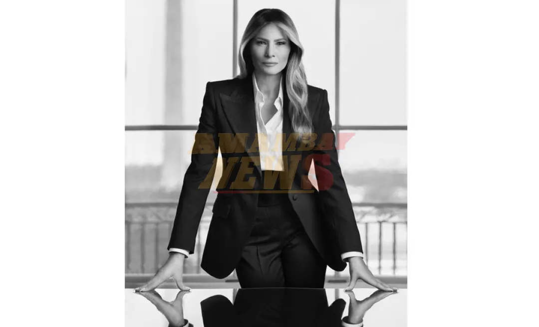 Melania Trump presenta su retrato oficial, obra de la fotógrafa belga Regine Mahaux