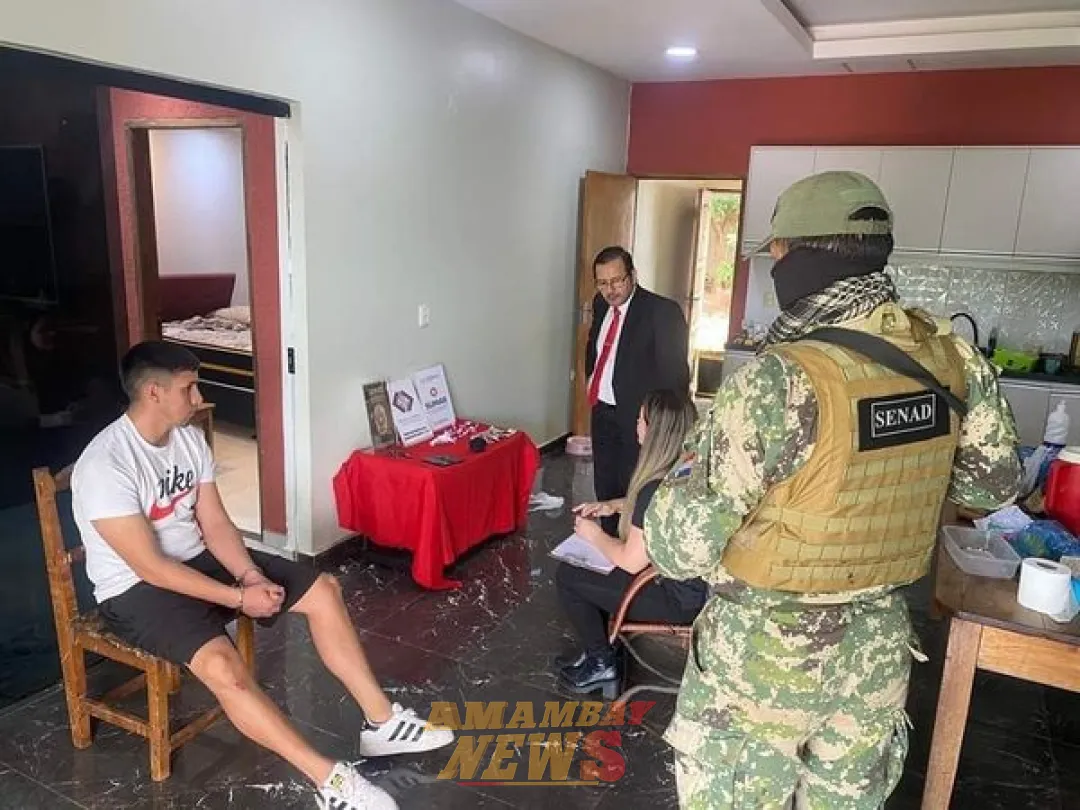 Detienen a joven por proveer cocaína y marihuana desde su vivienda en Ciudad del Este