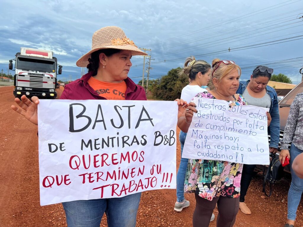 Pobladores cierran ruta tras desidia del consorcio Nuevo Chaco en Concepción