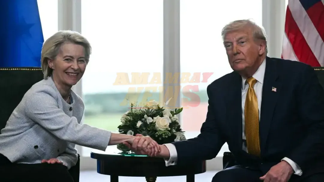 Estados Unidos y la Unión Europea anuncian acuerdo comercial para reducir aranceles de 30% al 15%