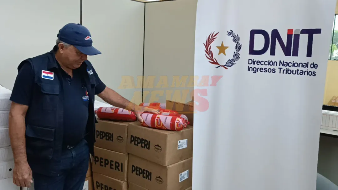 DNIT incauta 30 cajas de mortadela de origen brasileño en un control en Yby Yaú