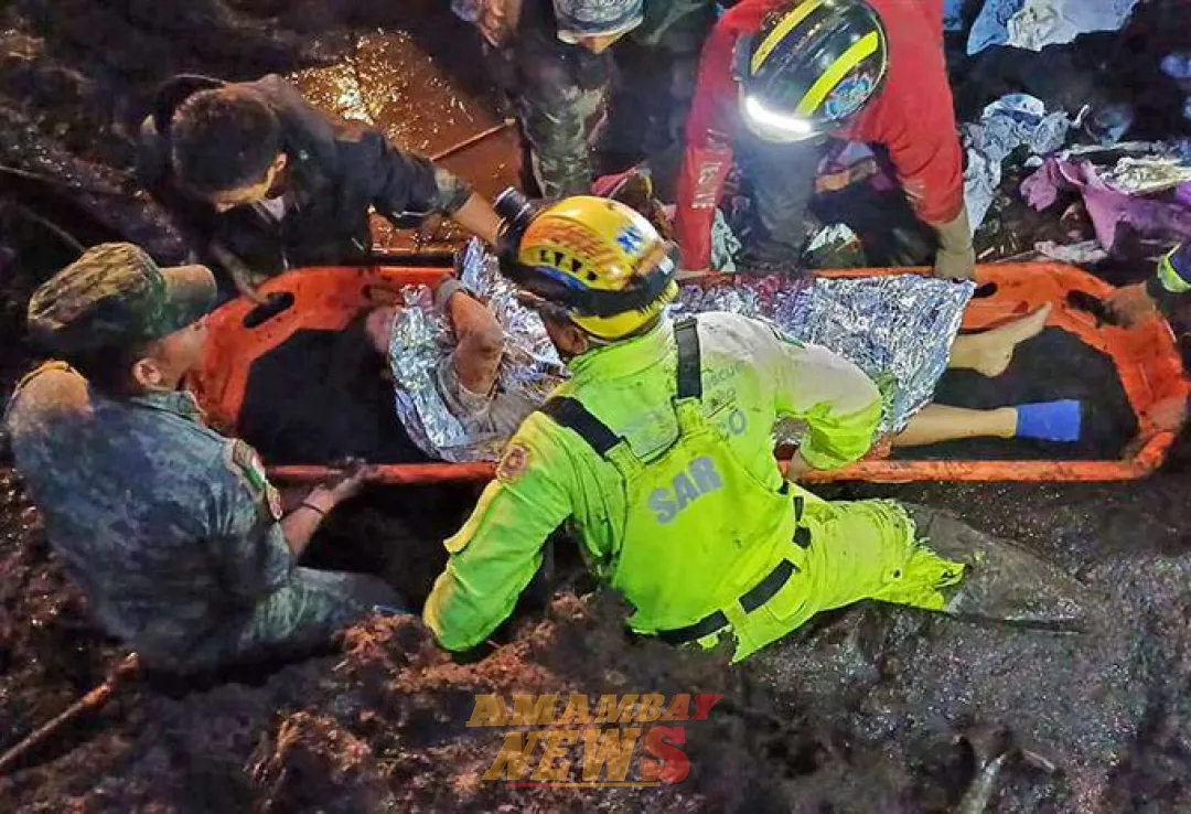 Un niño muerto y 12 personas atrapadas bajo escombros tras alud en México