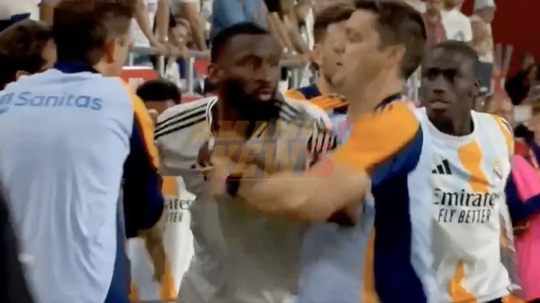 Rüdiger, defensa del Real Madrid, se disculpa tras intentar agredir al árbitro en la final de la Copa del Rey