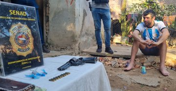 Luque: detienen a microtraficante de drogas con múltiples antecedentes
