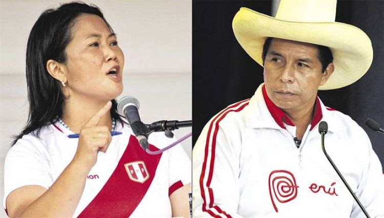 La ventaja de Castillo se reduce en escrutinio electoral en Perú