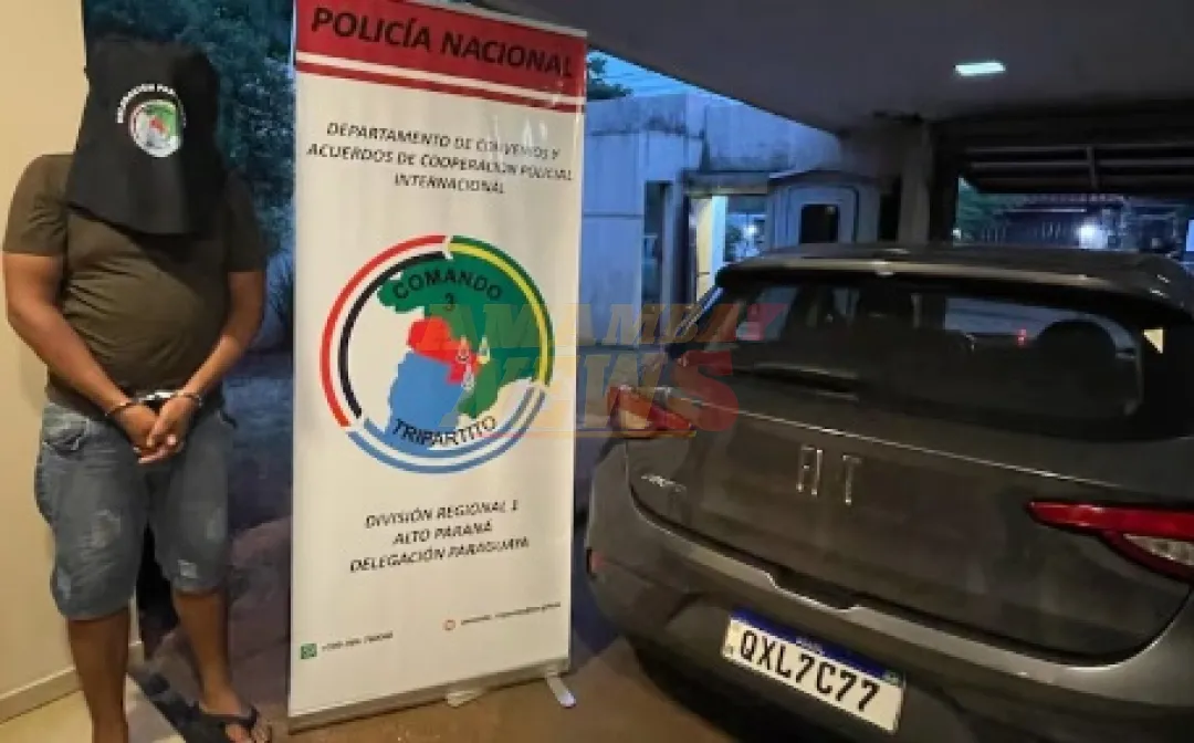Recuperan vehículo robado en Brasil mediante rastreo GPS