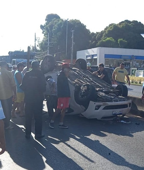 Reportan accidente frente al Mercado de Abasto de Asunción