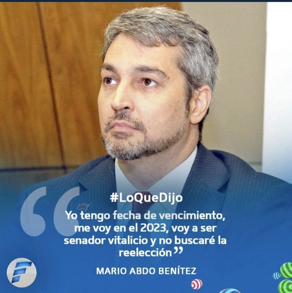 Marito no quiere la Reelección