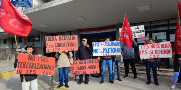 Corriente sindical denuncia negociados en IPS y pide la destitución de Bataglia