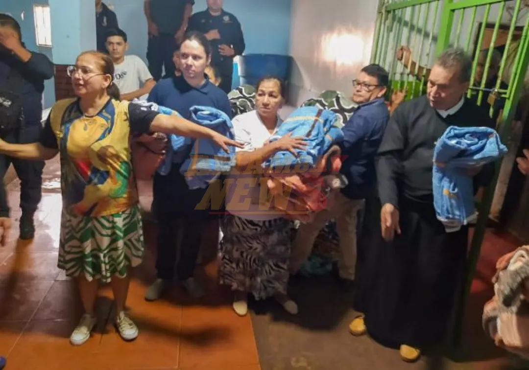 Fundación dona 1.000 frazadas y alimentos a la penitenciaria de Pedro Juan