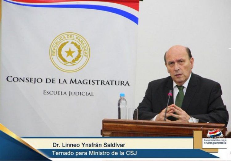 Camarista Linneo Ynsfrán es otro postulante a la Corte Suprema