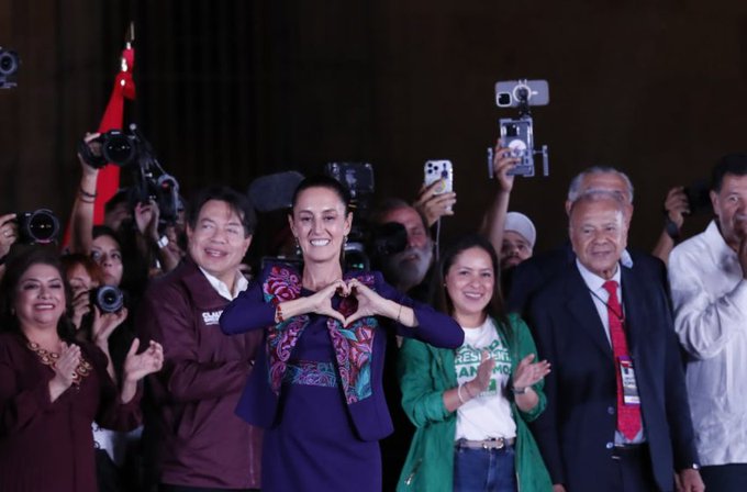 Claudia Sheinbaum ganó por amplio margen las elecciones y se convirtió en la primera mujer presidenta en la historia de México