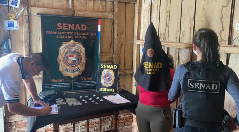 Desarrollan con éxito operativo contra el microtráfico en Salto del Guairá