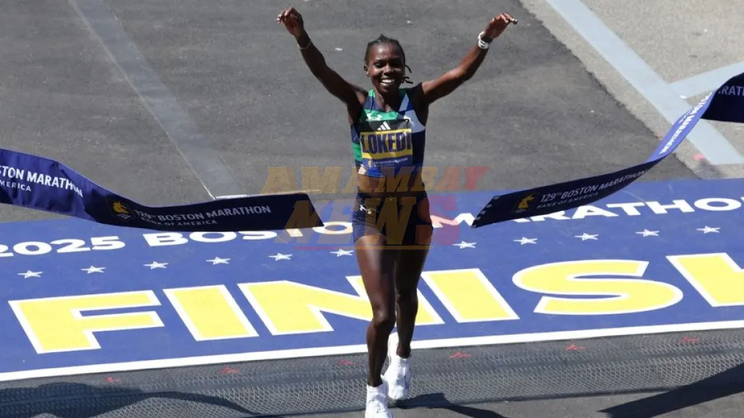 La keniana Sharon Lokedi conquista el Maratón de Boston con récord histórico