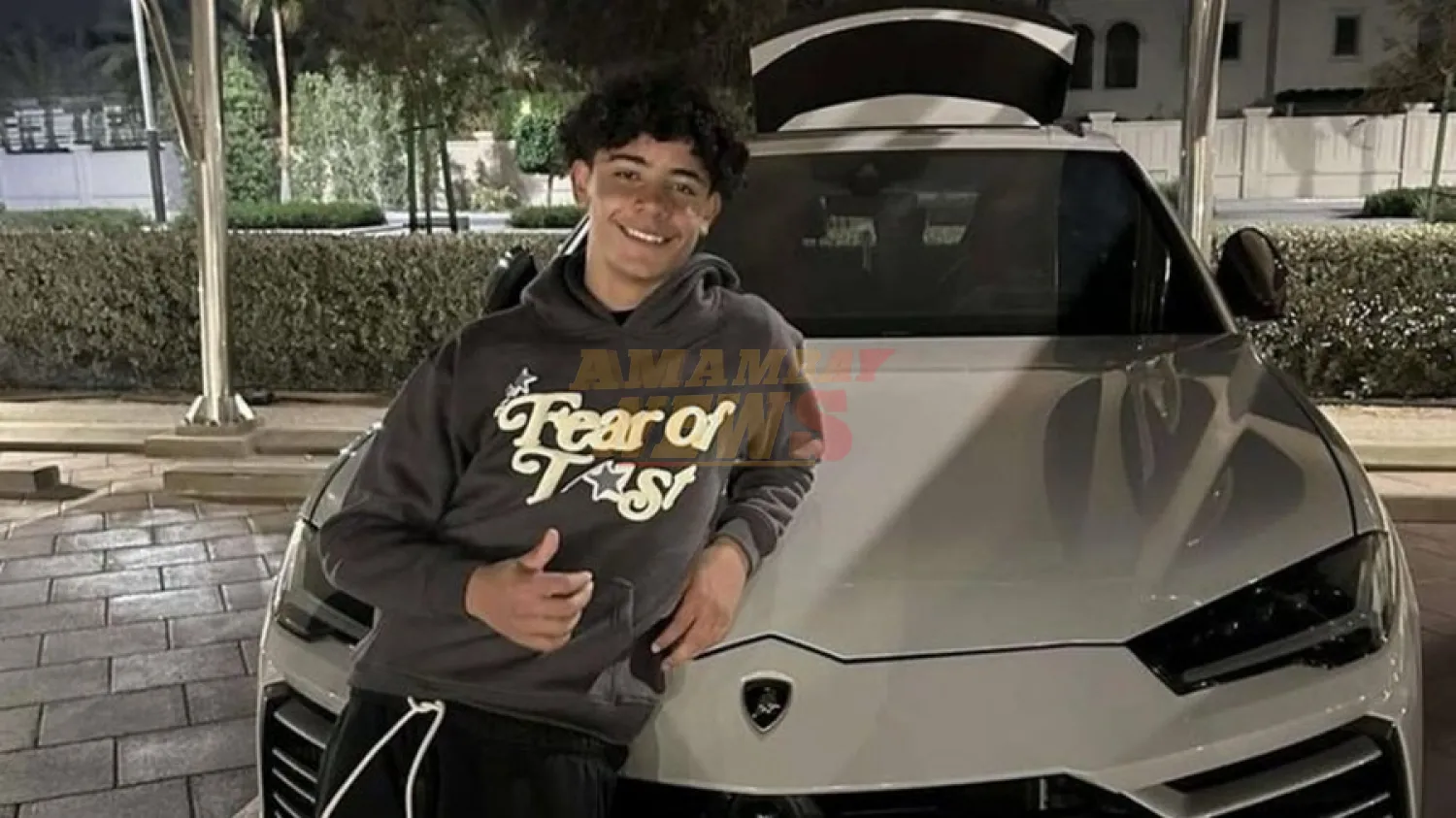 El hijo de Cristiano Ronaldo, de sólo 15 años de edad, presume de un Lamborghini Urus