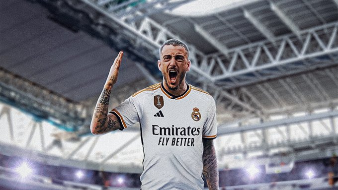 Joselu llega al Real Madrid cedido con opción de compra