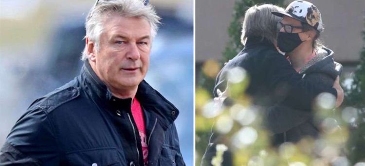 El encuentro de Alec Baldwin con el marido y el hijo de Halyna Hutchins