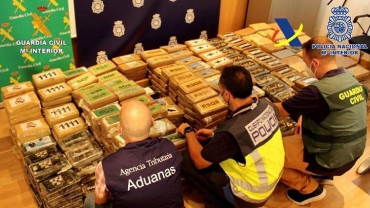 España:Incautan contenedor de alimentos congelados con 1.100 kilos de cocaína procedente de Ecuador