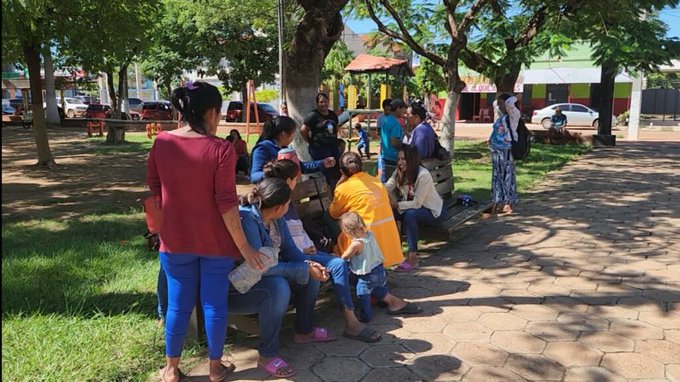 Indígenas del Chaco llegan hasta Concepción en búsqueda de alimento