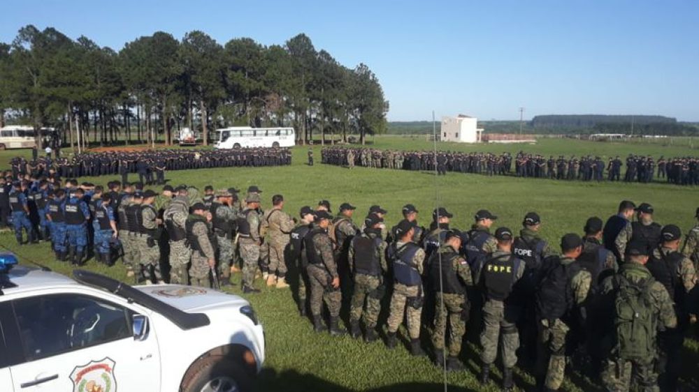 Más de 1.600 policías para desalojo en Campo Morombí