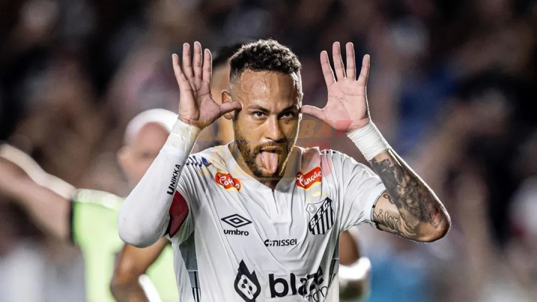 Neymar anota su primer gol tras su vuelta al Santos