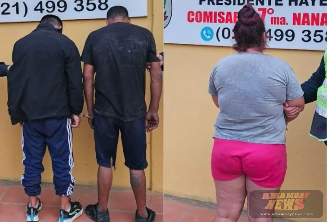 Aprehenden a tres personas y recuperan dinero robado en Presidente Hayes