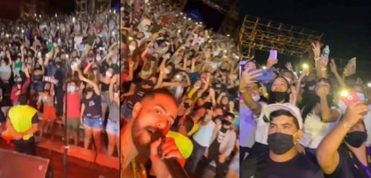 Fiscalía investiga concierto y aglomeración en San Bernardino
