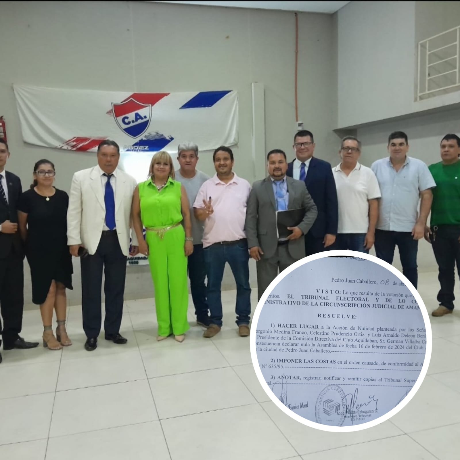 Anulan asamblea del Club Aquidaban y escribana deberá devolver honorarios