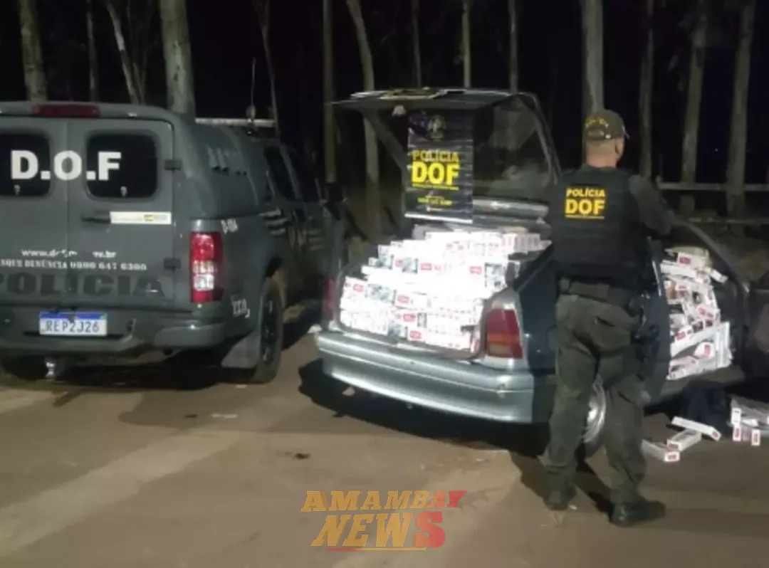 Encuentran abandonado un coche cargado de cigarrillos en Ponta Porá