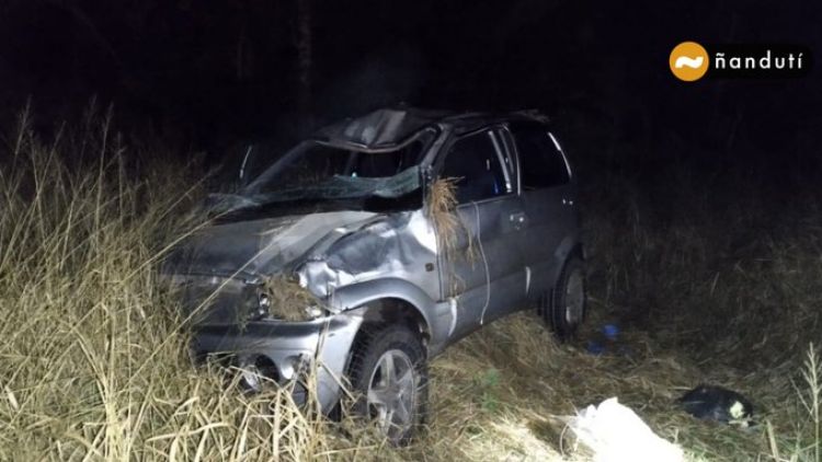 Vuelco de vehículo sobre la ruta Transchaco deja un fallecido