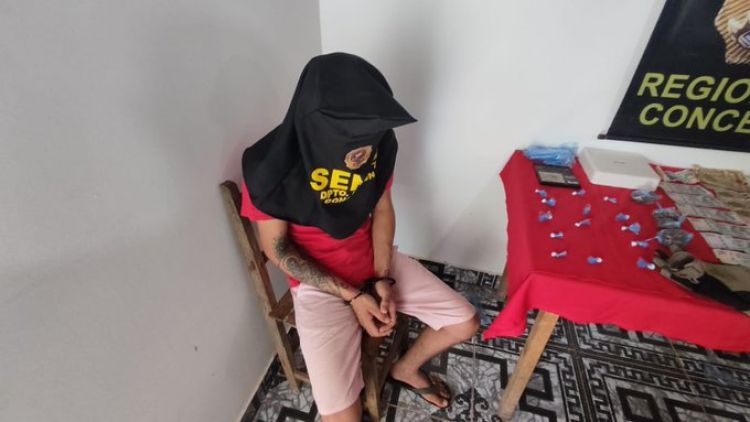 Detienen a presunto vendedor de cocaína y marihuana en Concepción